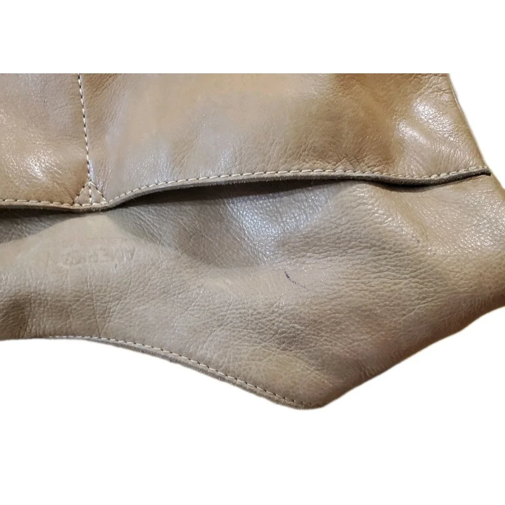 American Leather Co Caramel Leather Hobo Handbag